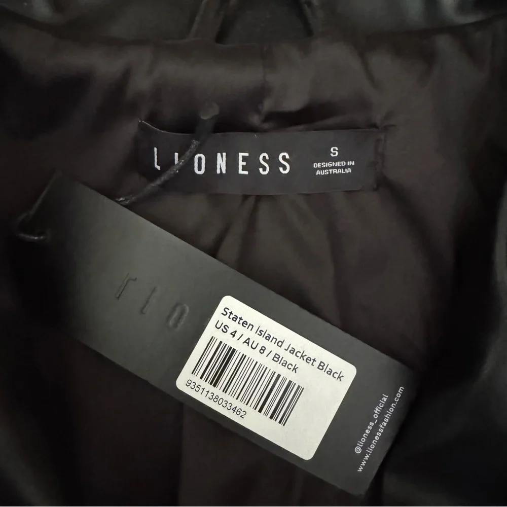 Black Leather Jacket - Picture 3 of 3